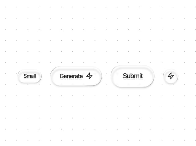 Glass Button — google play button component for React & Tailwind by Hossain Jahed