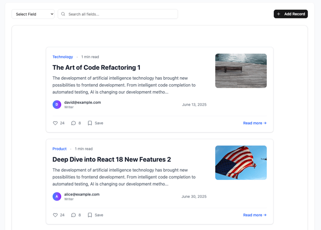 Blog Layout