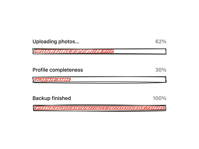 Hand-Drawn Progress Bar