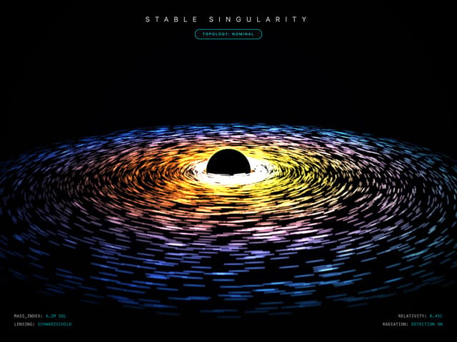 Singularity Horizon — 3D component for React & Tailwind by Kedhareswer Naidu