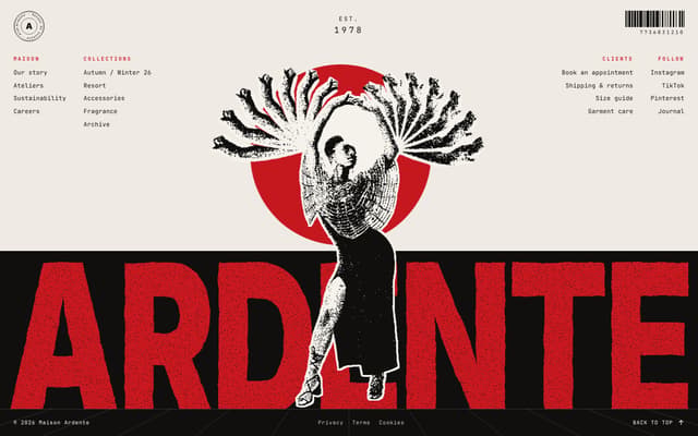 Fashion Poster Footer