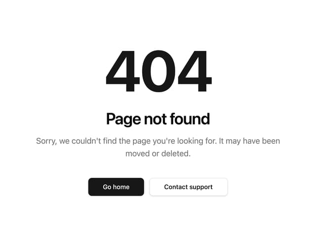 Not Found — Empty State component for React & Tailwind by kevingirelli