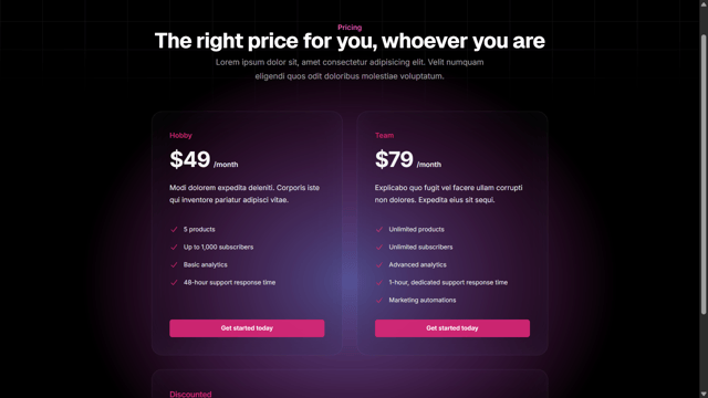 Pricing 2