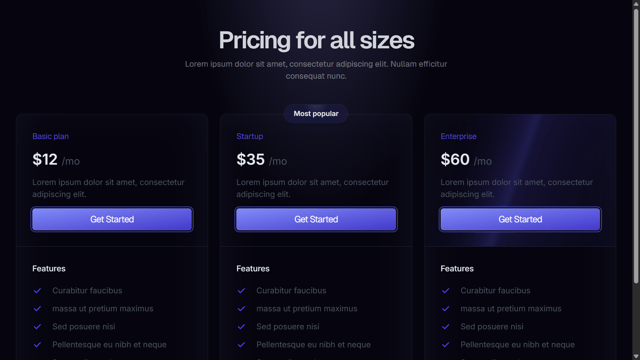 Pricing