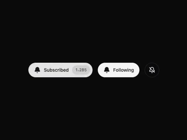 Kokonut UI Bell Button — React component for Tailwind & Next.js by Kokonut UI