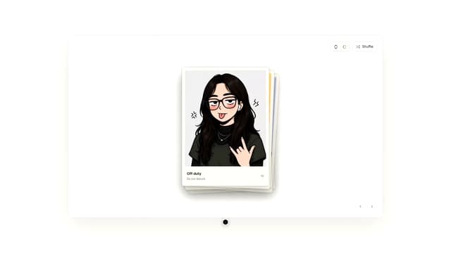 Draggable Photo Stack — Image Stack component for React & Tailwind by Kiki