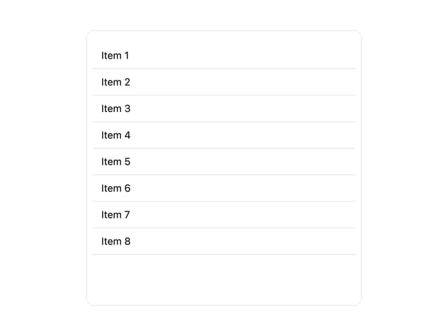 Paginated List
