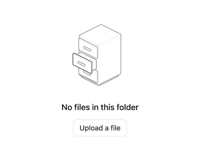 Hairline Drawer — Empty State component for React & Tailwind by lucasmarkes
