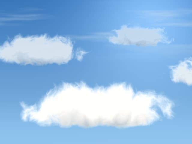 Cloud Shader — Background component for React & Tailwind by Manu Arora