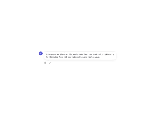 Thumbs Feedback