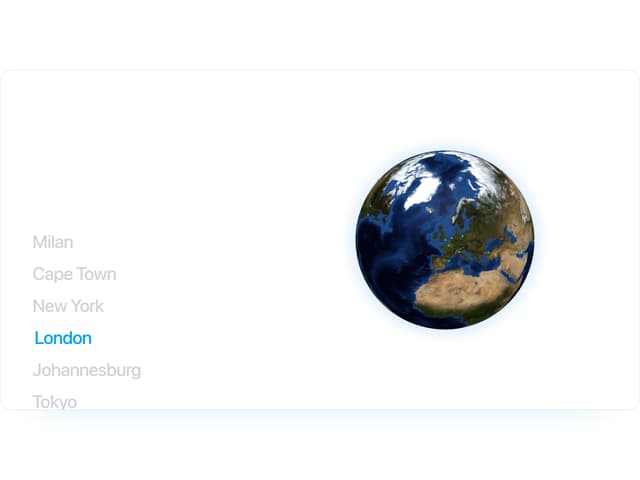 Interactive Globe Explorer — 3D component for React & Tailwind by nexus-ui