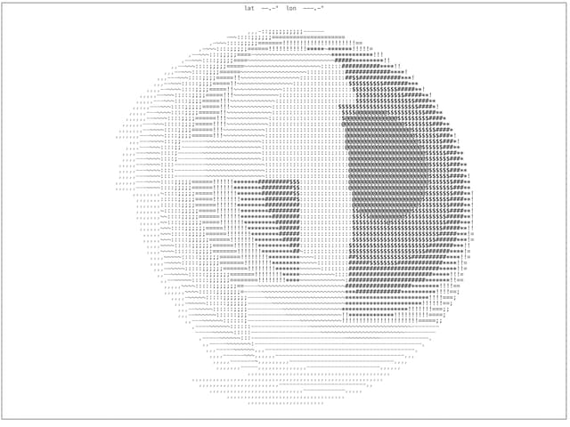 ASCII Globe Spin — Globe component for React & Tailwind by nikolas-sapa
