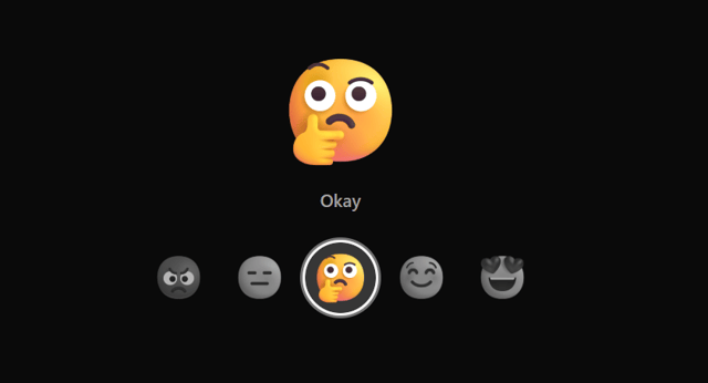 Emoji Rating Selector