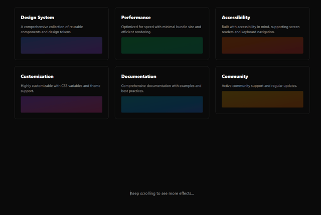 Parallax Card Grid