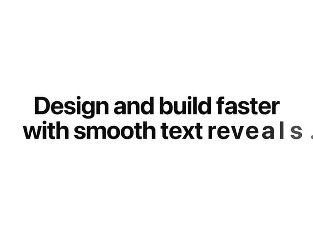 Reveal Text — GSAP component for React & Tailwind by Pace UI