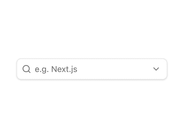 Autocomplete — Search component for React & Tailwind by Patrick Xin