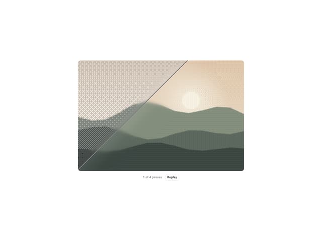 Dither Scan — Canvas component for React & Tailwind by jay sharma