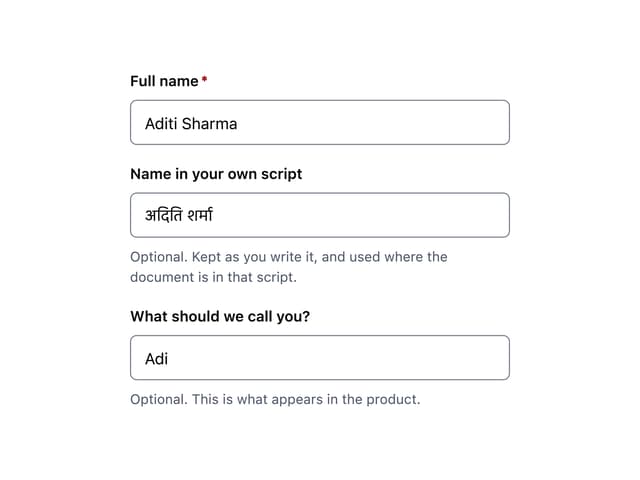 Name Input — Input component for React & Tailwind by redrob-labs