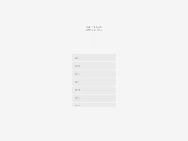 Scroll Fade Area — Scroll Area component for React & Tailwind by reuno-ui