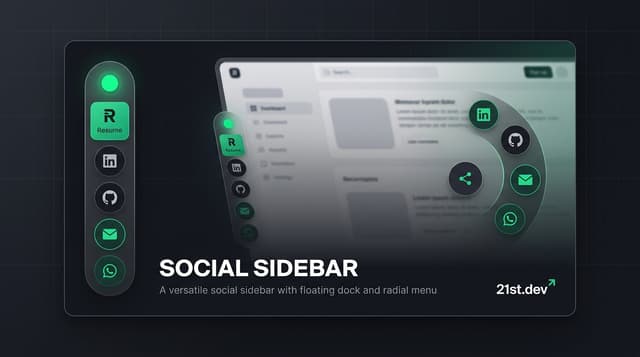 Social Sidebar Demo