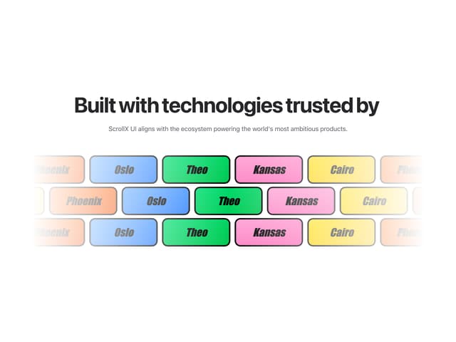Logo Cloud Flipflow — Flip Card component for React & Tailwind by scrollxui