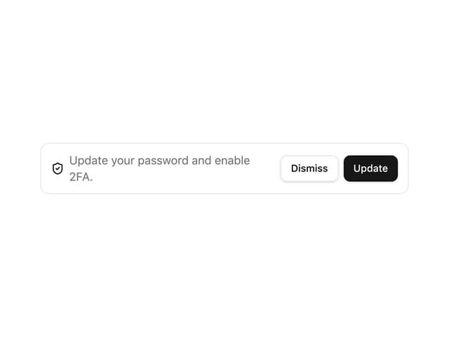 Alert with Action Buttons — Alert component for React & Tailwind by Sean Hello