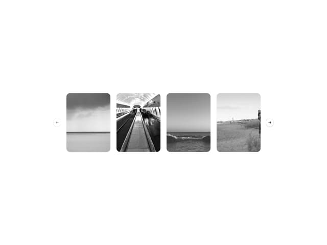 Carousel with Responsive Basis — Card Grid component for React & Tailwind by Sean Hello