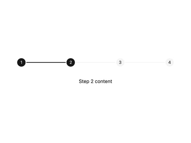 Basic Stepper — Multi Step component for React & Tailwind by Sean Hello