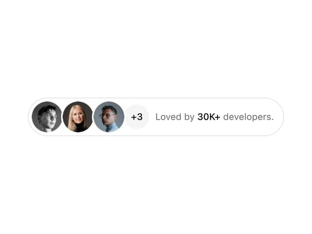 Avatar Stack — Team component for React & Tailwind by ShadcnSpace