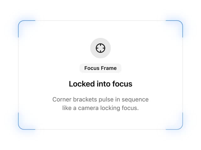 Focus Frame Border — Card component for React & Tailwind by ShadcnSpace