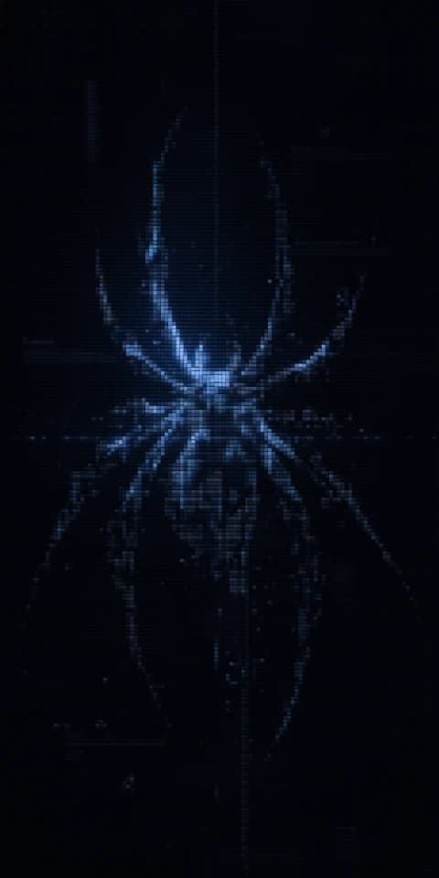 spider — Ascii component for React & Tailwind by Kartik