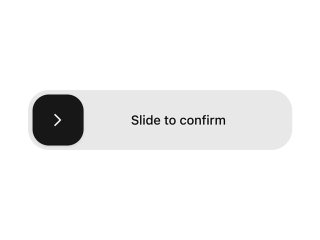 Slide Action Button — CTA component for React & Tailwind by Saurabh