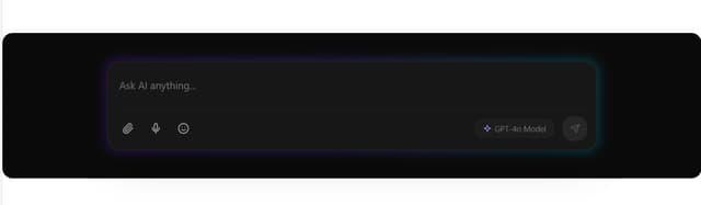 Modern AI Input Box