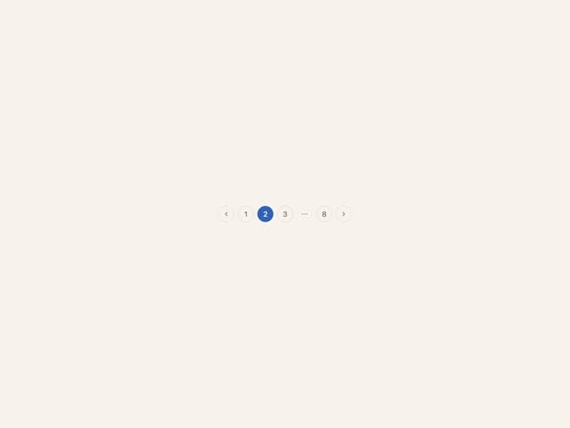 Glass Pagination — Navigation Menu component for React & Tailwind by tochny