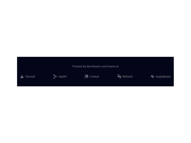 Trusted Logos Section — Logo Cloud component for React & Tailwind by uiable