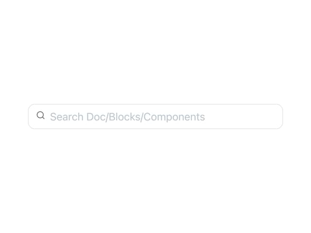 Component Search — Sidebar component for React & Tailwind by uiable