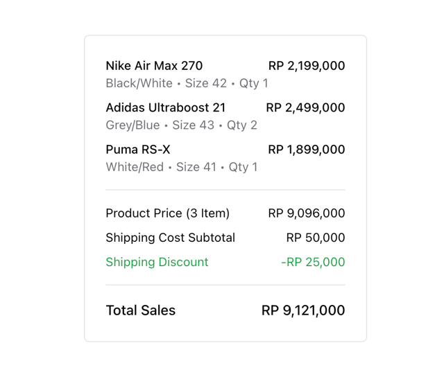 Order Summary