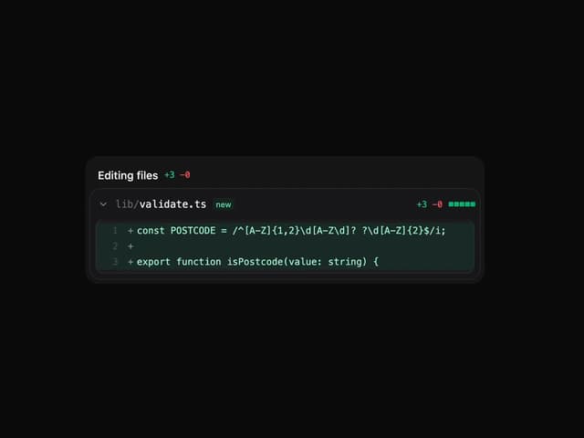 Kokonut UI AI Diff Review — Interactive component for React & Tailwind by Kokonut UI