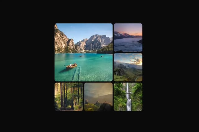 Kokonut UI Lightbox Grid — React component for Tailwind & Next.js by Kokonut UI