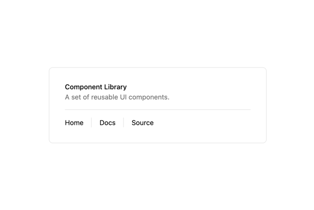 indevuiSeparator — Divider component for React & Tailwind by LN