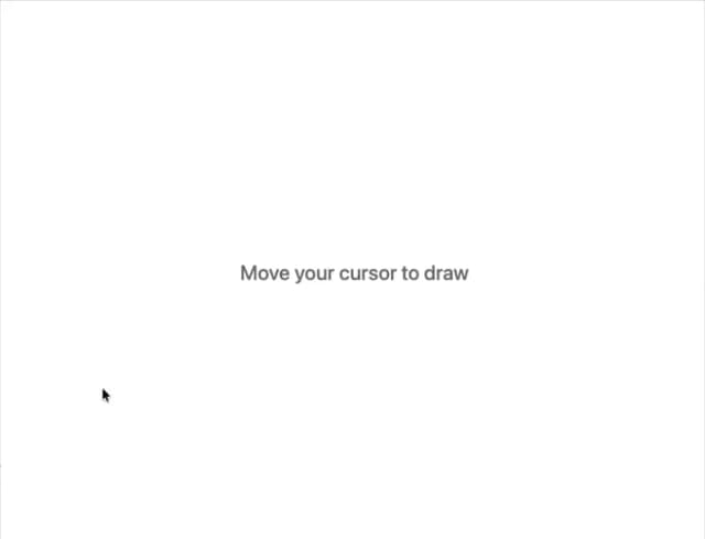 Drawing Cursor — Drawing component for React & Tailwind by Edu Calvo