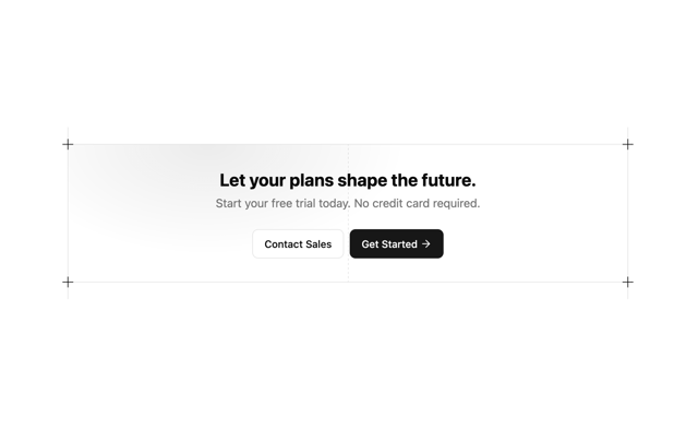 CTA 3 — SaaS component for React & Tailwind by Efferd