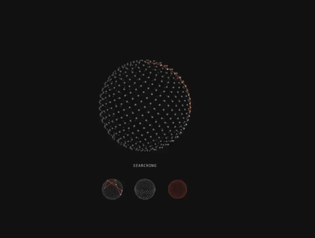 BJORK Lattice orb — Interactive component for React & Tailwind by Isaiah