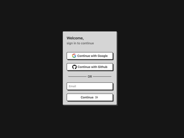 Auth Form — Sign in component for React & Tailwind by SO called