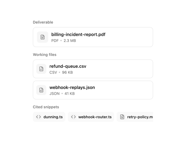 Attachment Size Hierarchy — Upload Download component for React & Tailwind by Sean Hello
