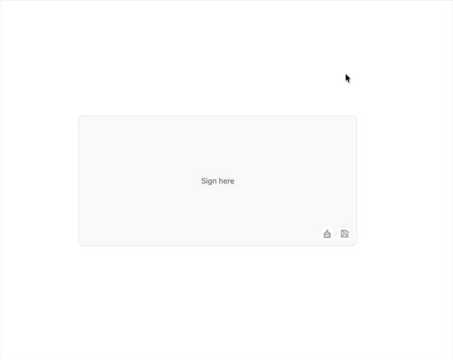 Signature Pad — Canvas component for React & Tailwind by Sean Hello