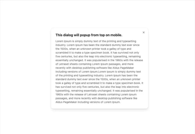 Responsive Modal — Modal component for React & Tailwind by Arihant jain