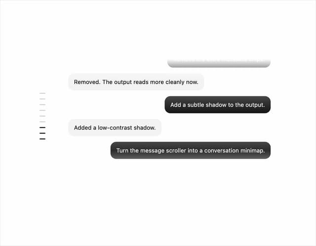 Message Scroller — AI Chat component for React & Tailwind by Syed Hasnain