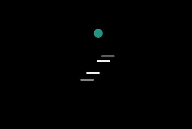 Rising ball — Spinner component for React & Tailwind by Utkarsh Pandey