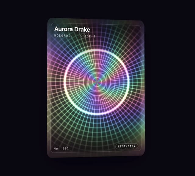 Holo Card — 3D component for React & Tailwind by Kedhareswer Naidu